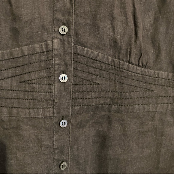 Weekend Max Mara Linen Button Down Shirt - Picture 5 of 9